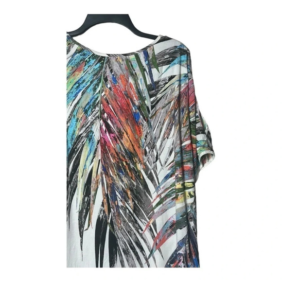 0386W. JAMS WORLD TROPICAL PRINT KNEE LENGTH DRESS SIZE SMALL‎ MULTICOLORED - Picture 7 of 9